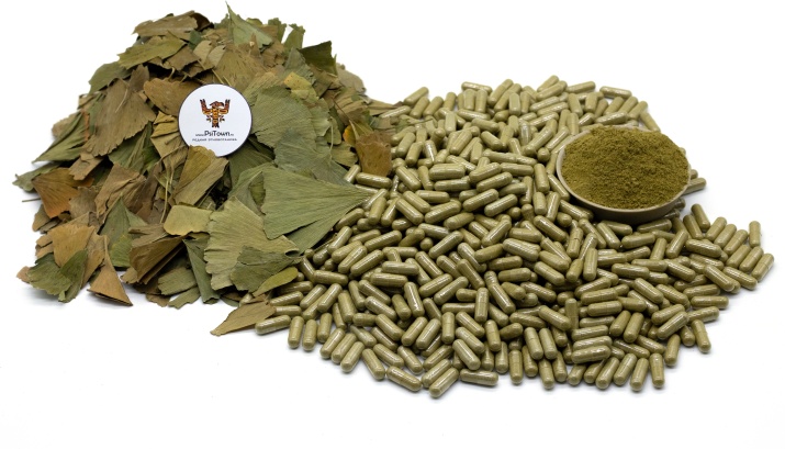 Гинкго Билоба, капсулы - лист (Ginkgo Biloba, capsulated) Мы продаём капсулированный лист Гингко Билоба на вес. В одной капсуле 0,4гр. молотого листа.
Один из лучших известных нам ноотропов. Благодаря своим способностям улучшать кровоток, а также увеличивать поступление кислорода и питательных веществ к мозгу, листья этого дерева:
- Улучшают память;
- Cтимулируют мыслительную деятельность;
- Повышают способность к обучению;
- Улучшают внимание и концентрацию.
Кроме того, листья Гинкго Билоба оказывают антиоксидантное и тонизирующее действие, защищают от инсультов, снимают стресс и тревогу, а также усиливают эрекцию.
Если вы чувствуете спутанность сознания, быстро устаёте после работы, требующей умственных усилий или ваша память даёт конкретные сбои, тогда попробуйте Гингко Билоба. Этот прекрасный ноотроп представлен у нас на витрине не только в виде цельных и молотых листьев, в виде экстракта, а также теперь в капсулах. 