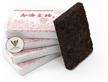 Пуэр Шу, Мэньхайский золотой кирпич (250 гр.) — PsiTown