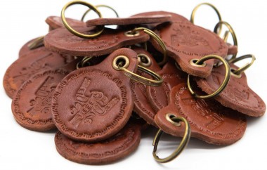 Брелок авторский, кожа — PsiTown