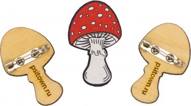 Значок Мухомор — PsiTown