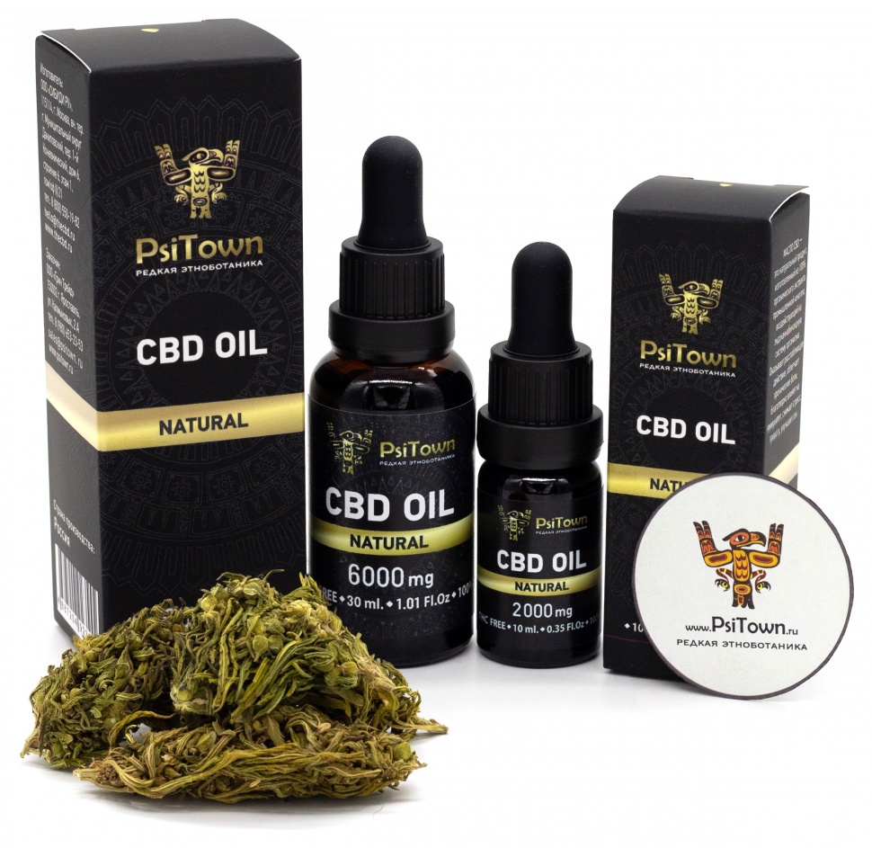 Конопляное масло (CBD), 20% каннабидиол фото 1 — PsiTown
